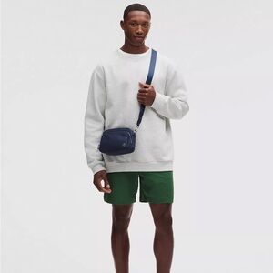 Lululemon Everywhere Crossbody Bag 2L Metal Hardware- Club Blue/Silver